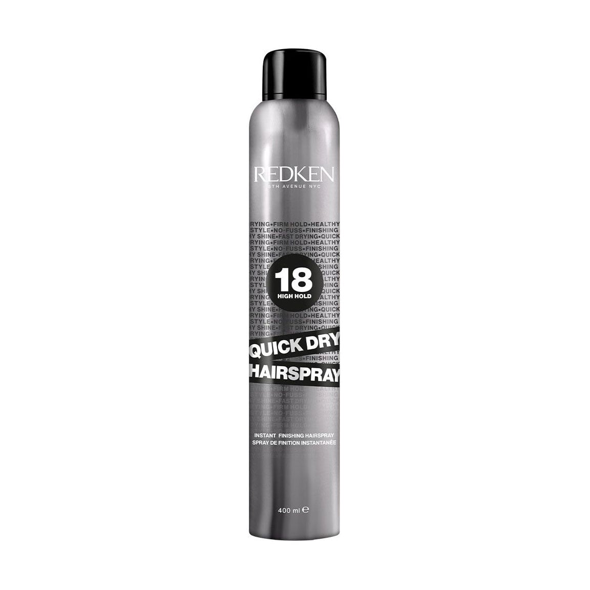 Спрей для миттєвого завершення укладки волосся Redken Quick Dry 18 Hairspray сильної фіксації, 400 мл